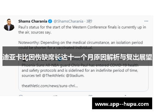 迪亚卡比因伤缺席长达十一个月原因解析与复出展望 迪亚卡比因伤缺席长达十一个月原因解析与复出展望