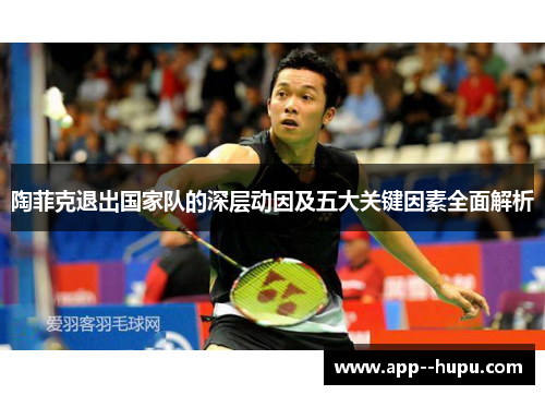陶菲克退出国家队的深层动因及五大关键因素全面解析